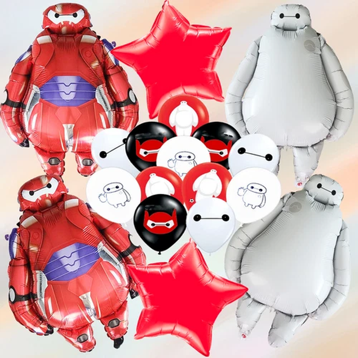 18pc baymax foil latex Balloons party supplies decoration theme baby shower