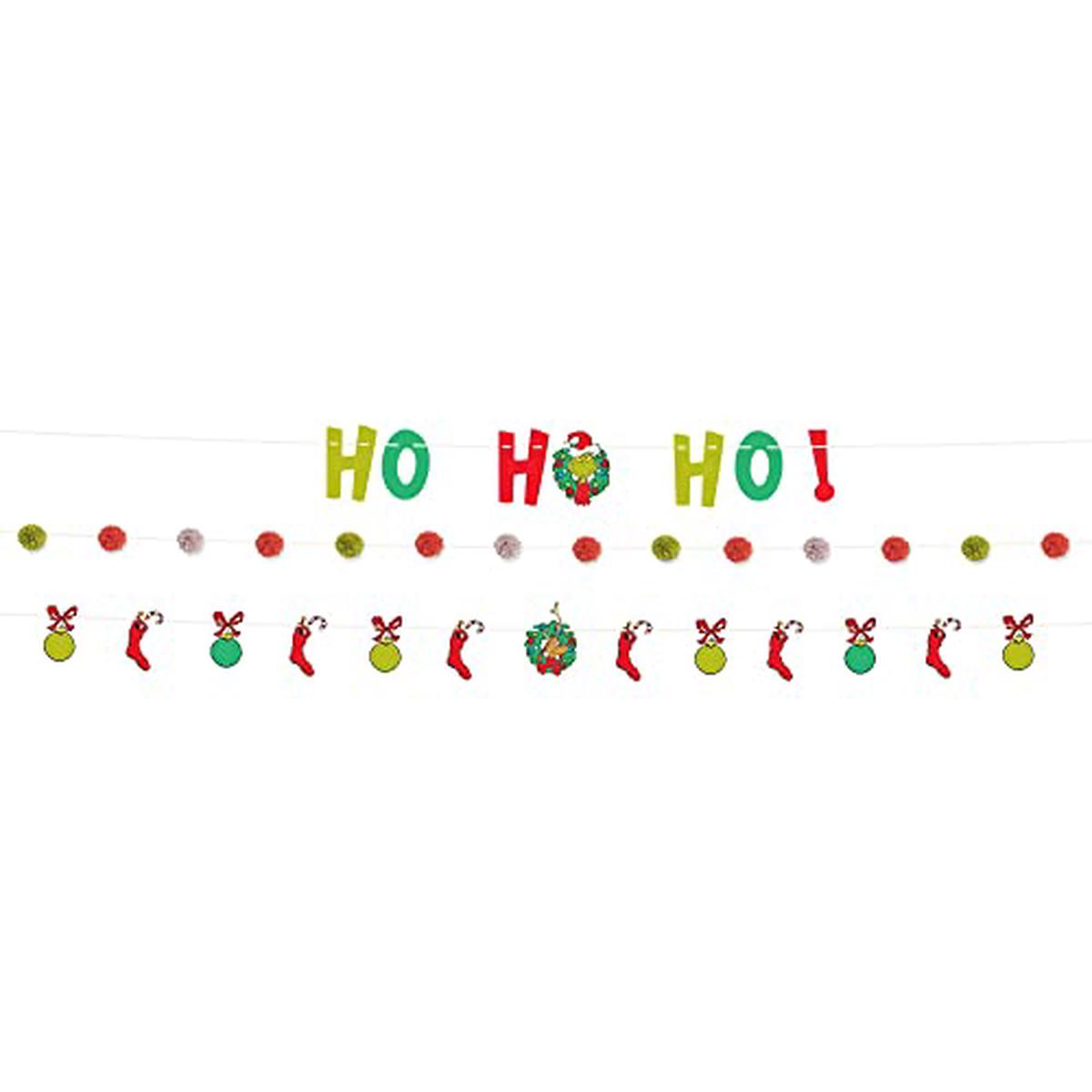 6.25" Banner Kit - Grinch (3ct) - Amscan
