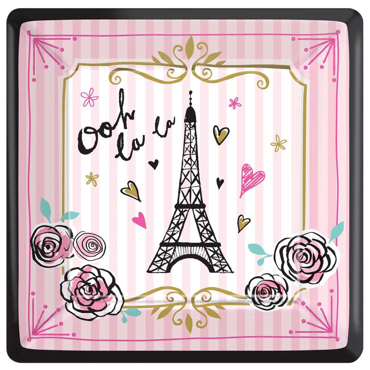 Day In Paris 78243 Square Plate
