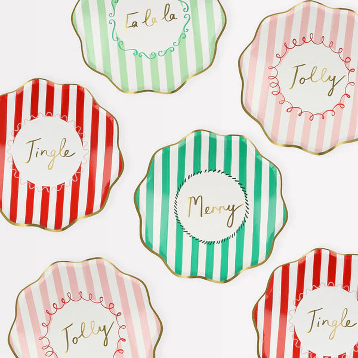 Festive Stripe Large Napkins
