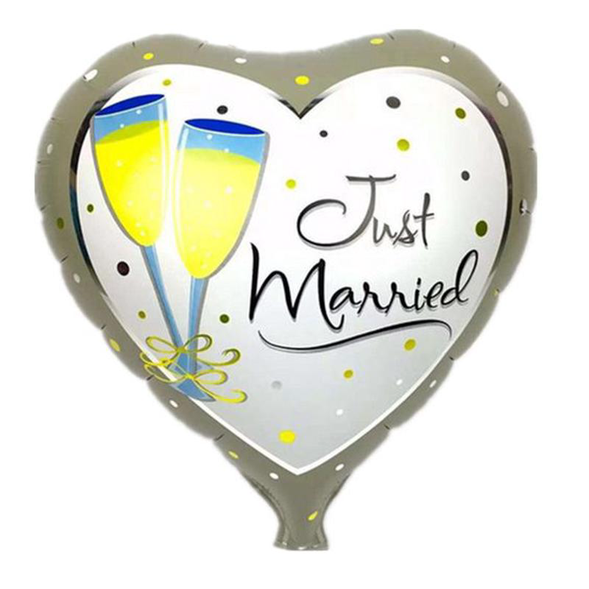 Foil Balloon 18-Just Married 8211 16