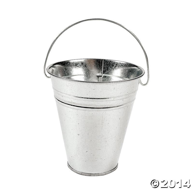 Galvanized Bucket, Large | 1 ct
