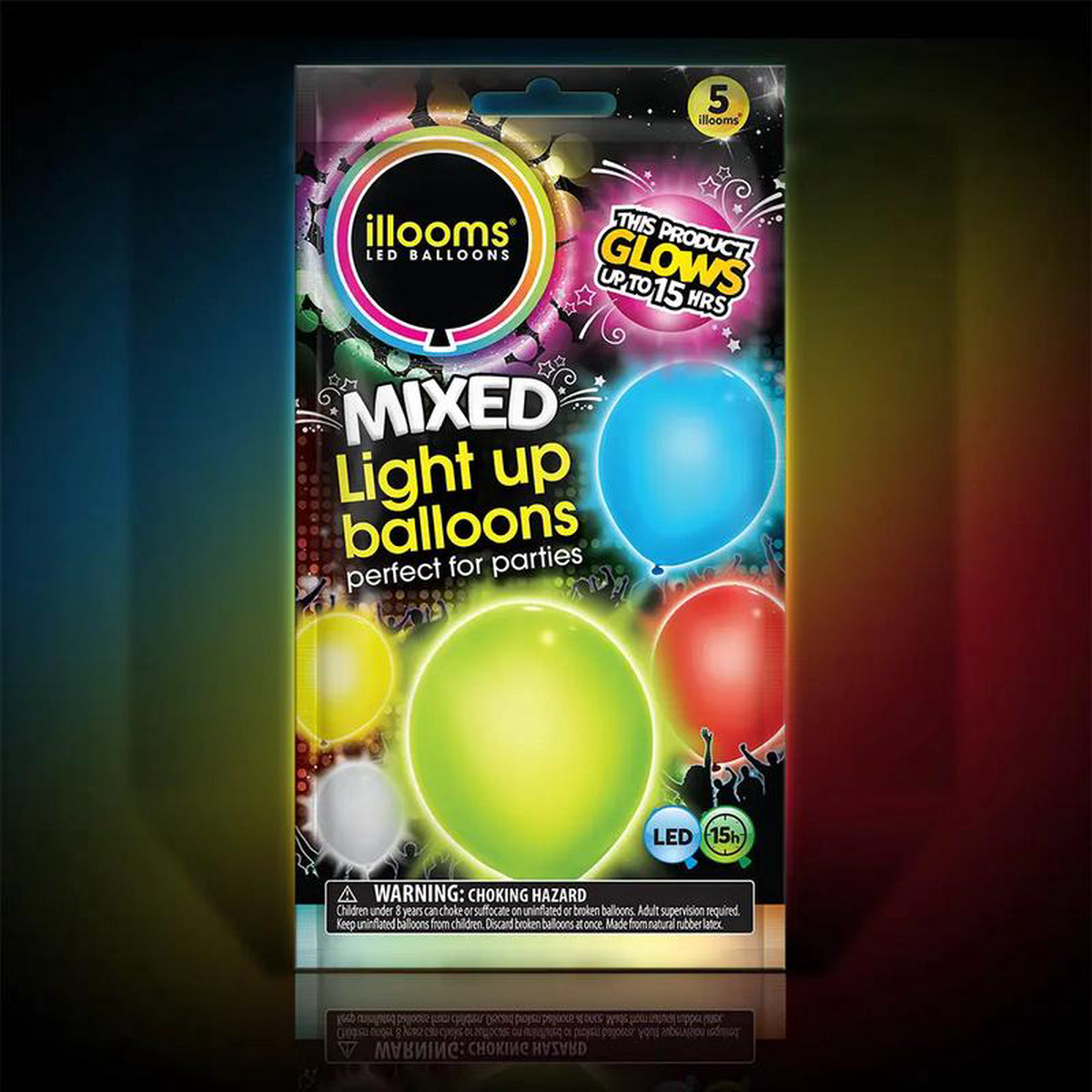 Globos LED Pack 5 unidades