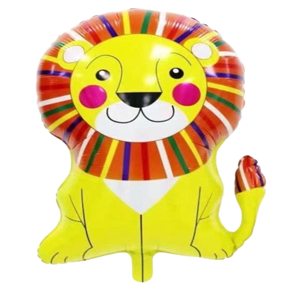 Lion Carnival Theme Circus Carnival Kids Birthday Helium Balloon Bouquet Yellow