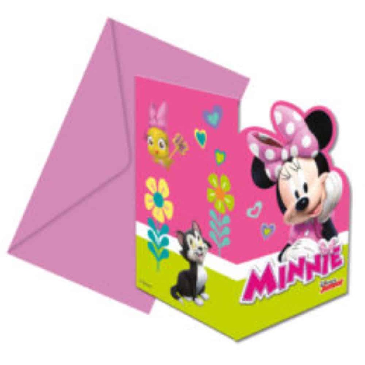 MINNIE Birthday Invitation Cards