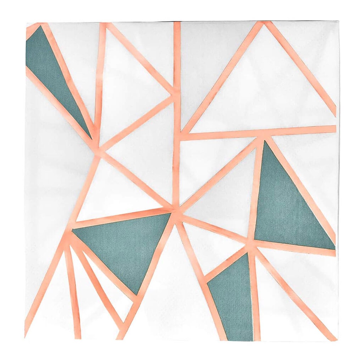 Mosaic Rose Gold Lunch Napkin 13in 3Ply 20ct