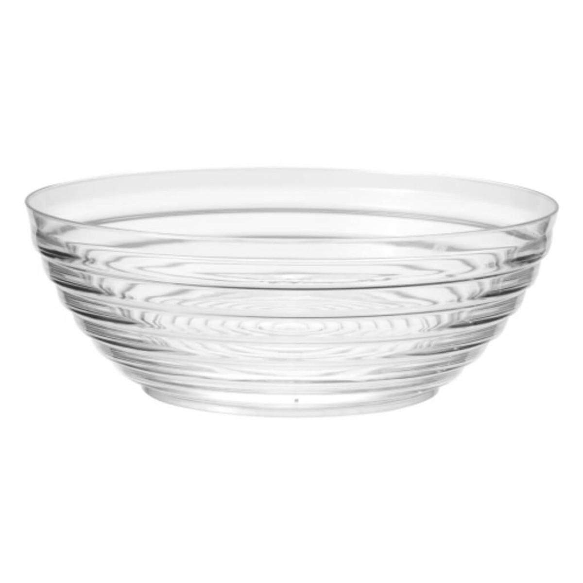 Ringed Clear Bowl 25qt 95in