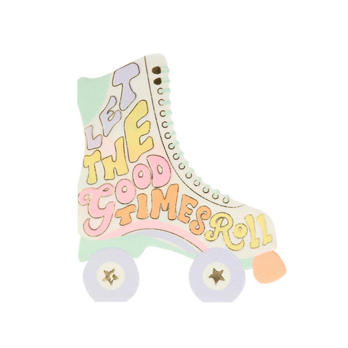 Roller Skate Napkins (16pk)