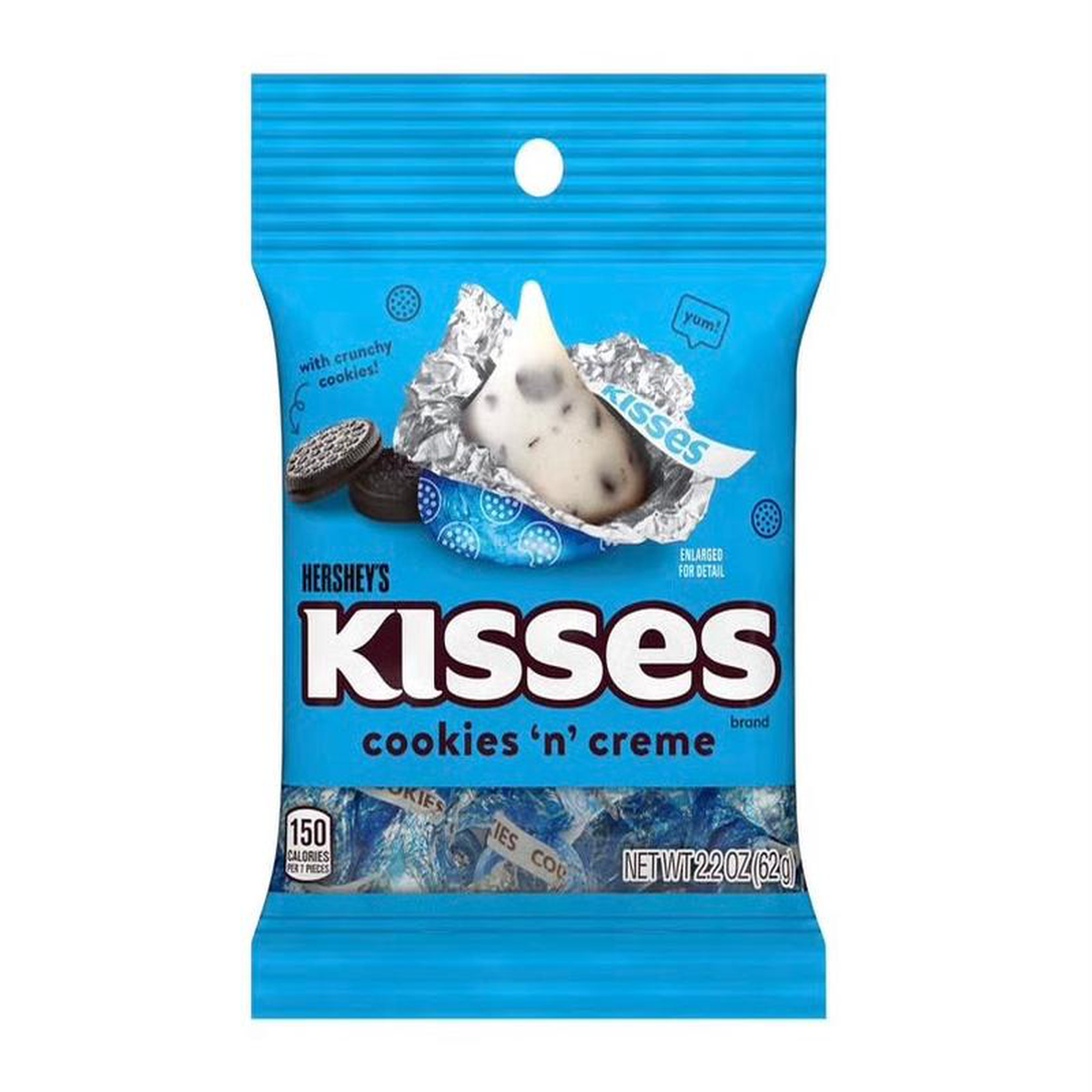 Hersheys Kisses Cookies and Cream 22oz