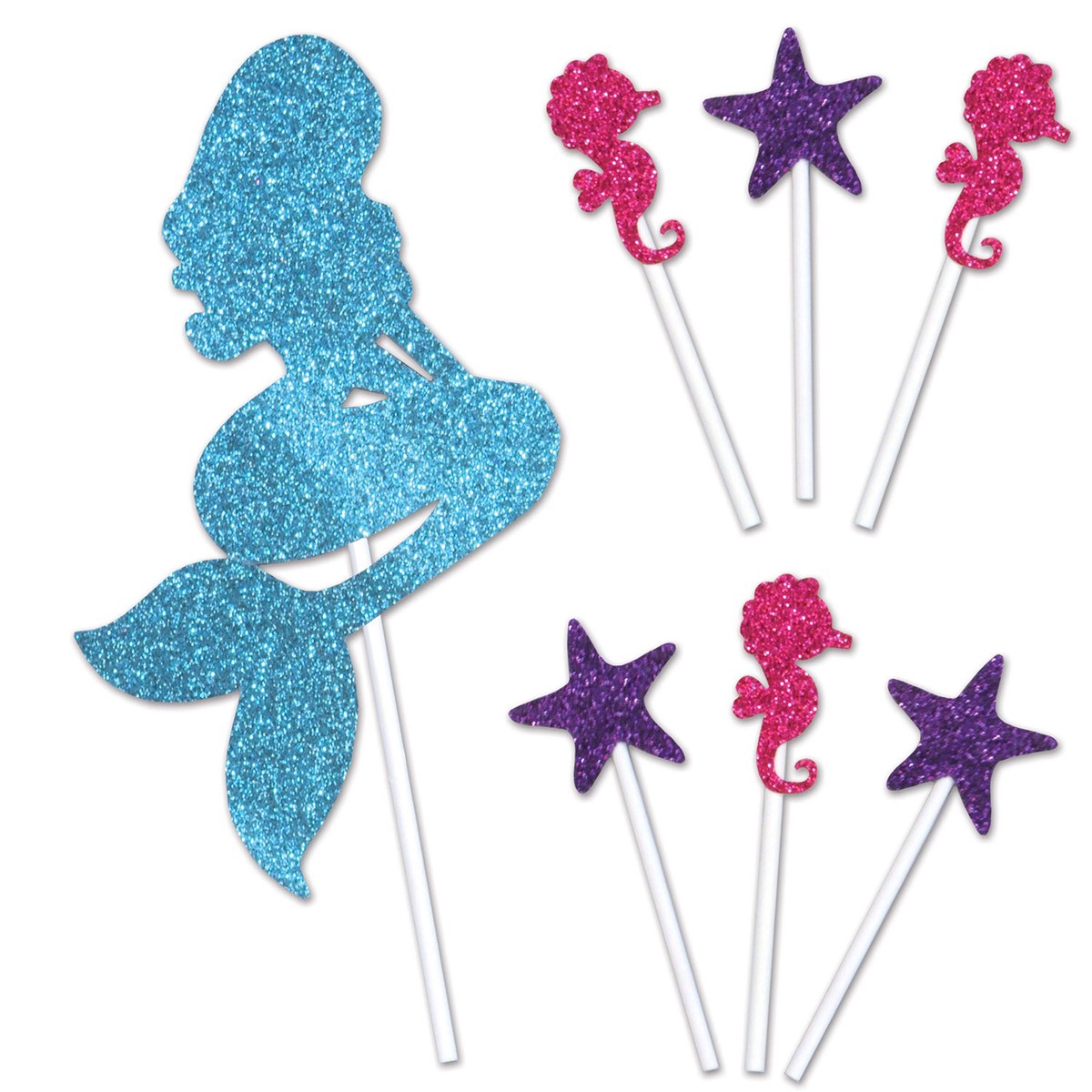Mermaid Cake Toppers | 7pc