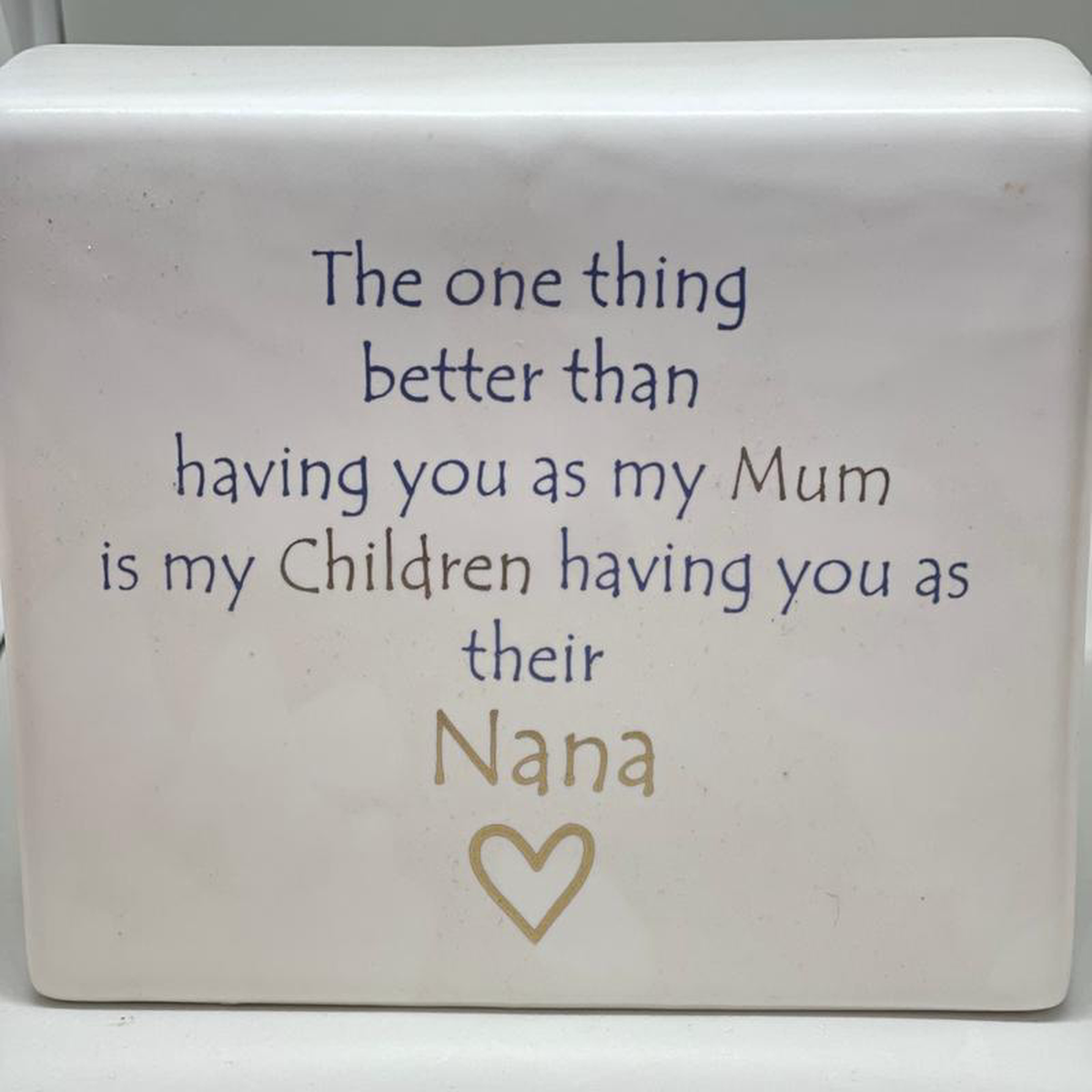 SIGN CERAMIC NANA GRANDCHILD