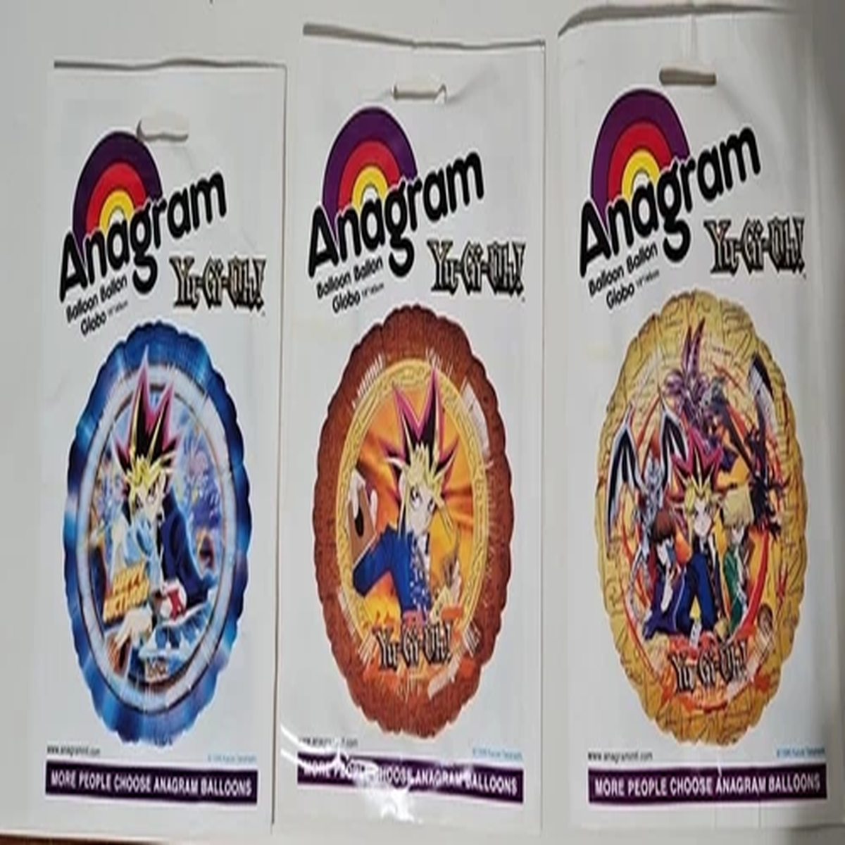 Vintage Yugioh Balloon U Choose-Dueling,Happy Birthday, Character Group Yu-Gi-Oh