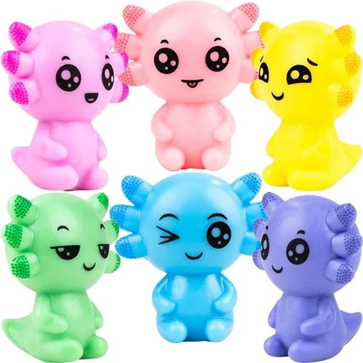 Axolotl Squishes - 6 Colors - 12 pcs