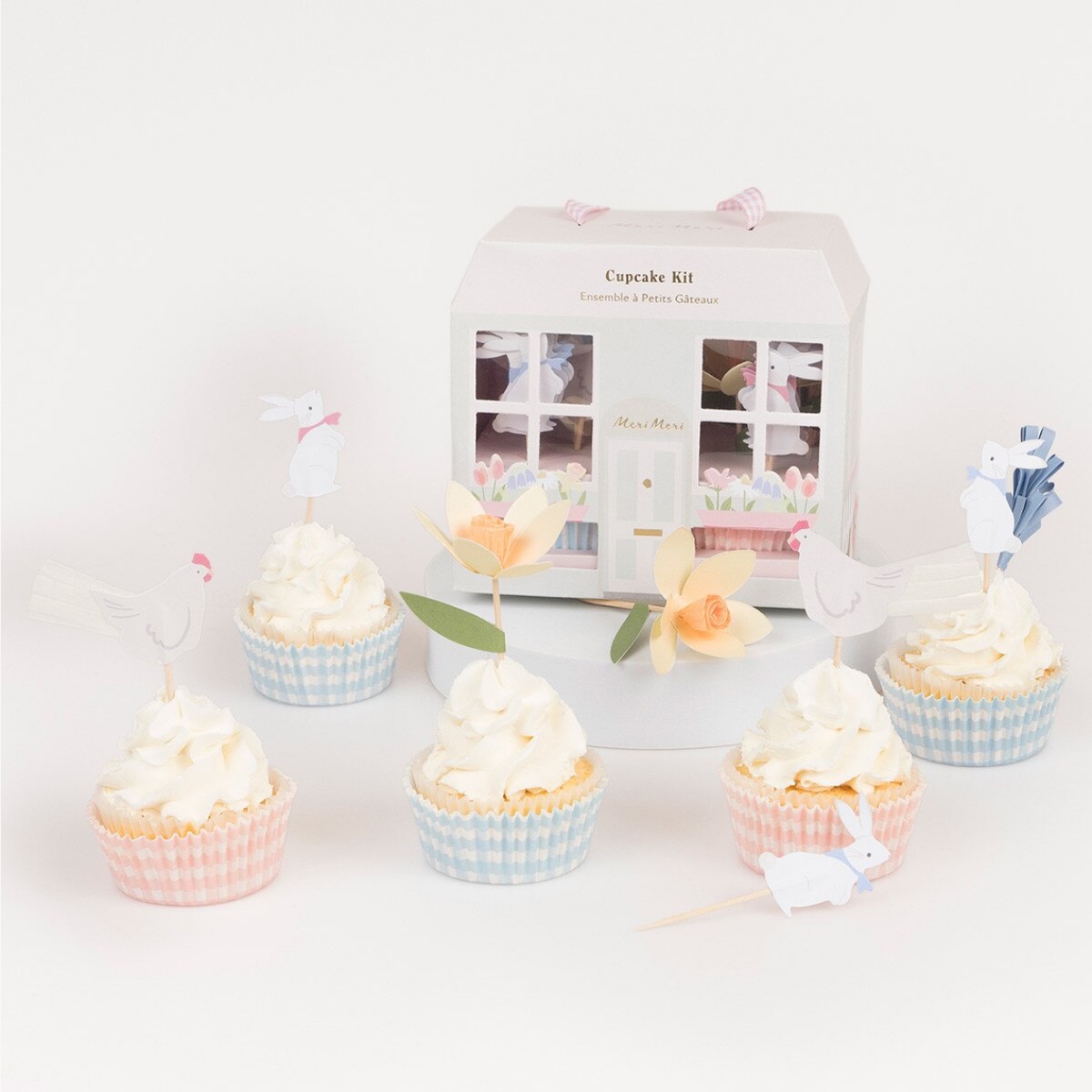 Easter Cottage Cupcake Kit (x24 toppers)