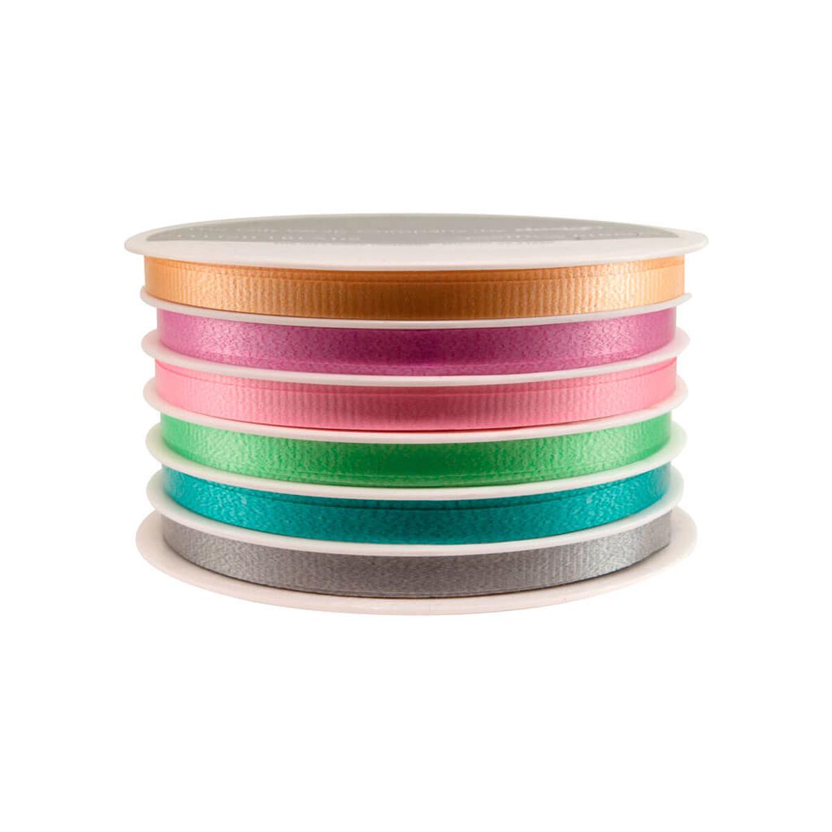 Elastic Tinsel Cord Tranquil 6 Channel Ribbons