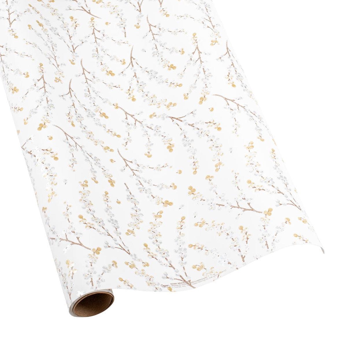 Gift Wrap Roll -Berry Branches