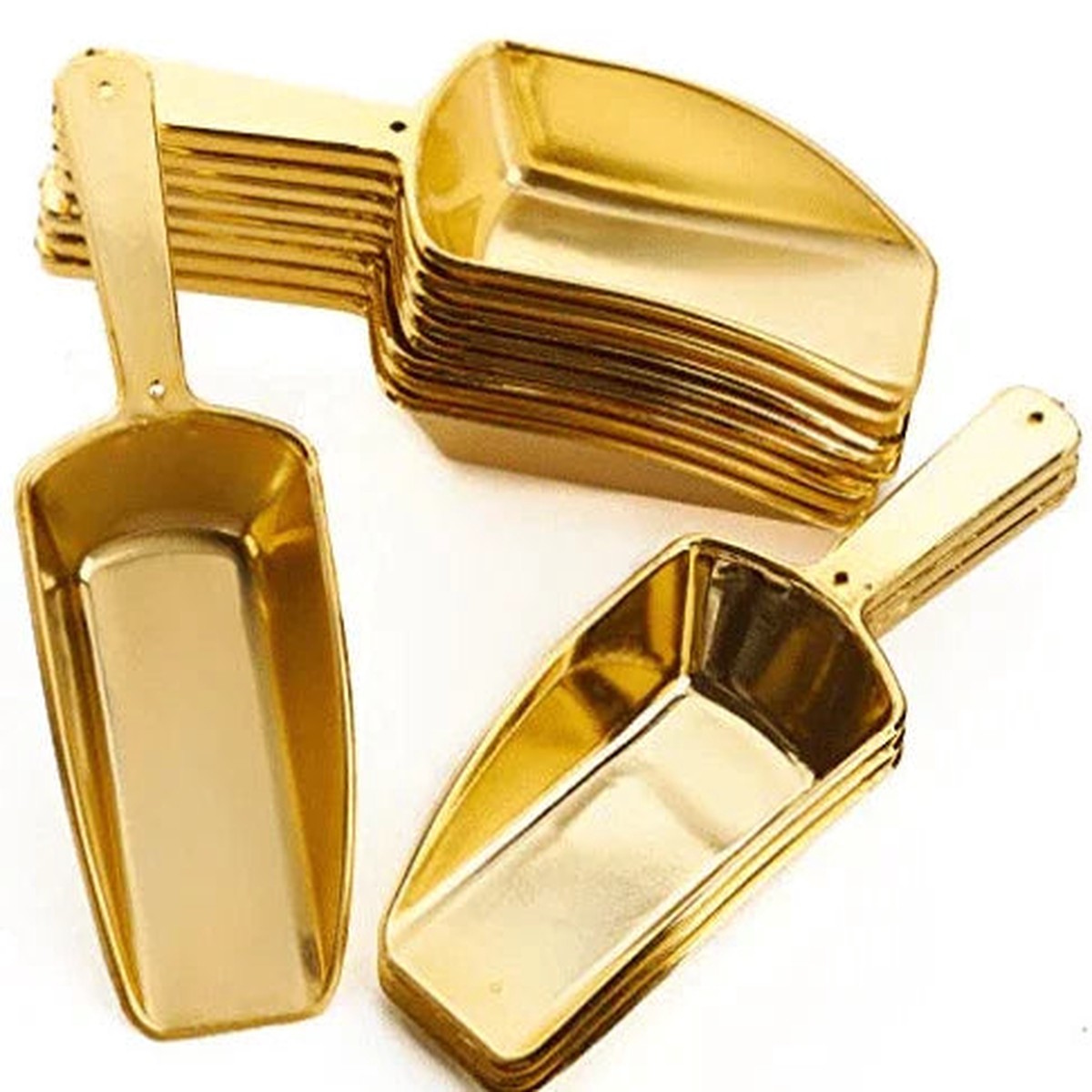 Gold Candy Scoops | 12 ct