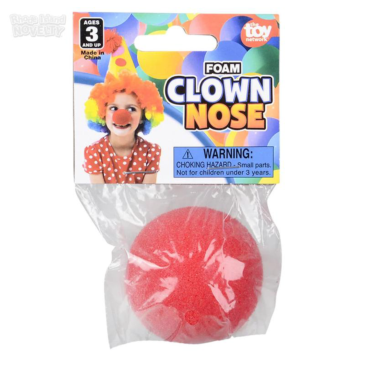 Nariz de payaso para disfraces 2 pulgadas
