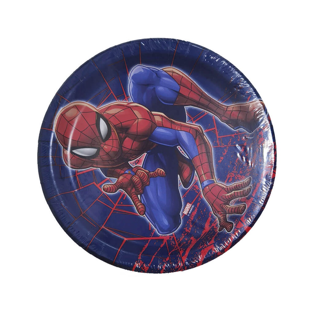 Spiderman Dinner Plates 9in 8ct