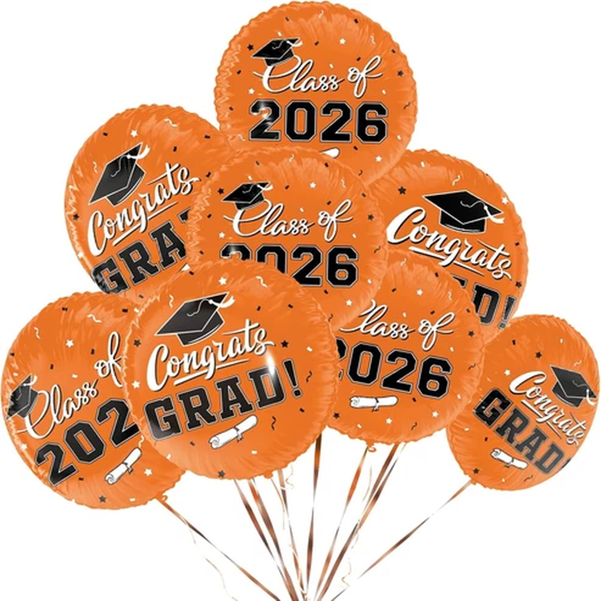 Class of 2026 Graduation Party Supplies & Decorations - 12Pcs 18" Congrats Grad