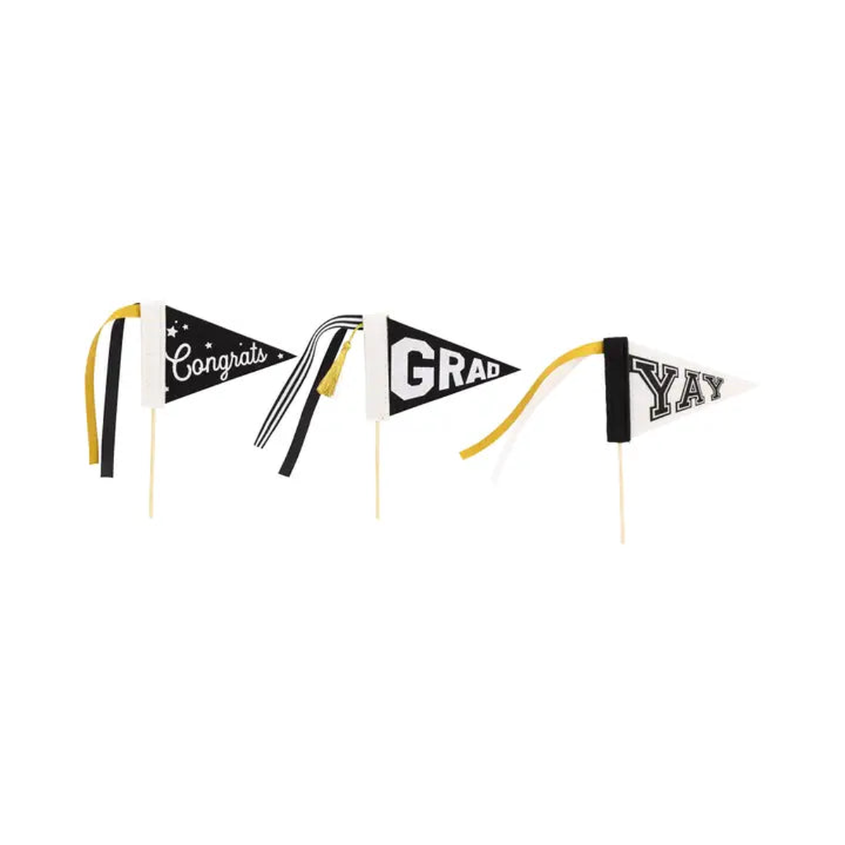 Mini Felt Pennant Set - Graduation