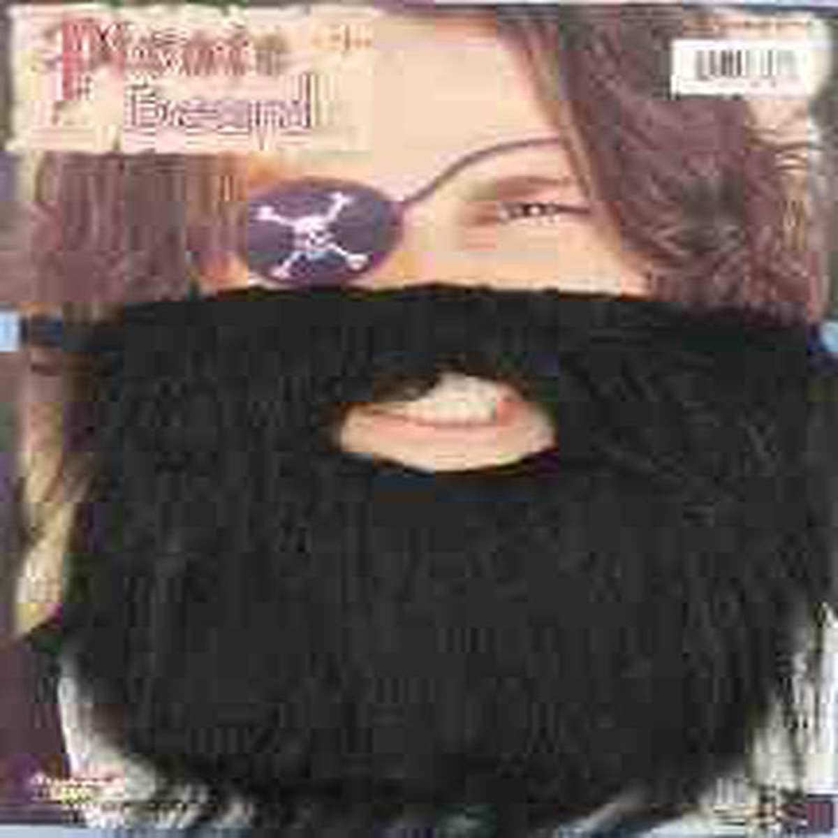 Pirate Beard 038 Moustache Set Black