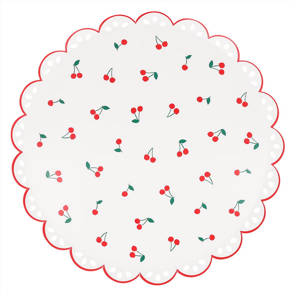 Cherry Pattern Dinner Plates