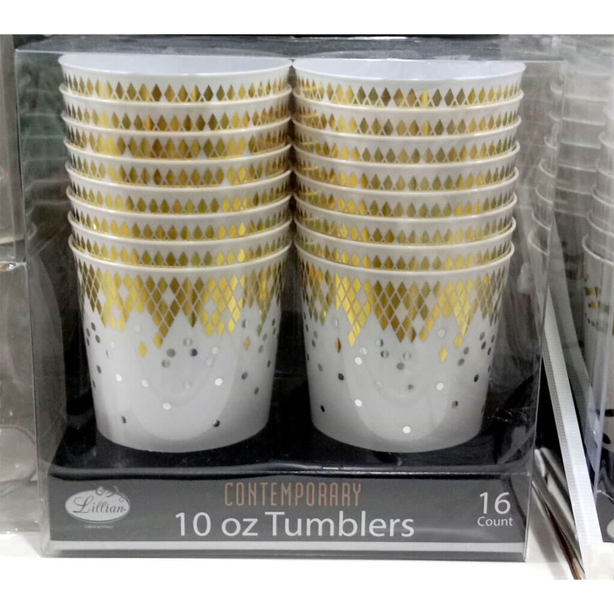 Shimmer Contemporary Tumbler 10oz 16ct