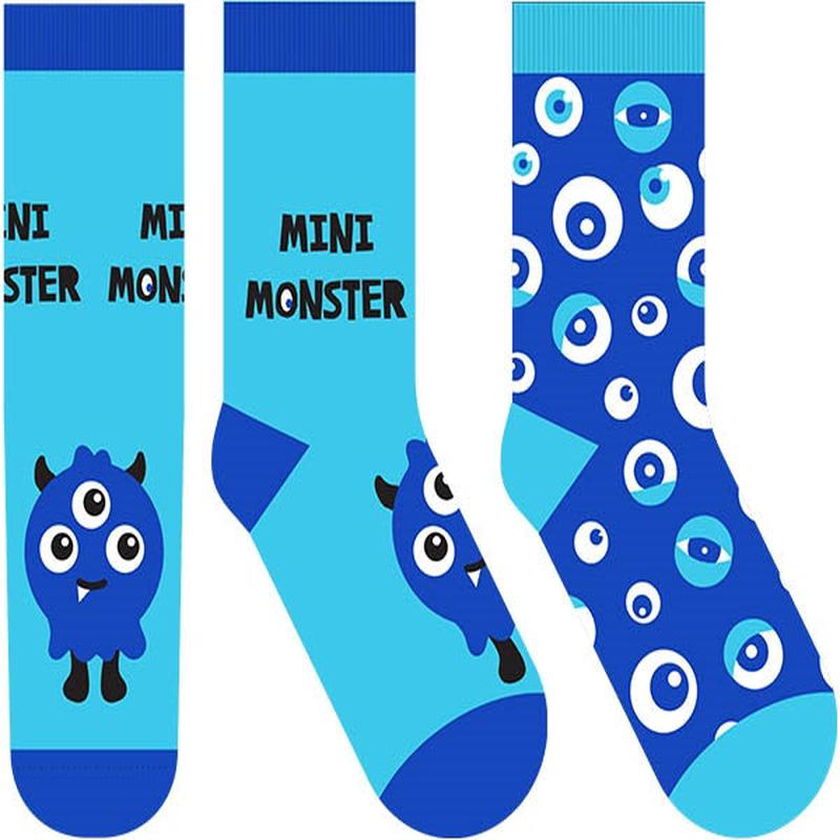 SOCKS KIDS MINI MONSTER 2PK
