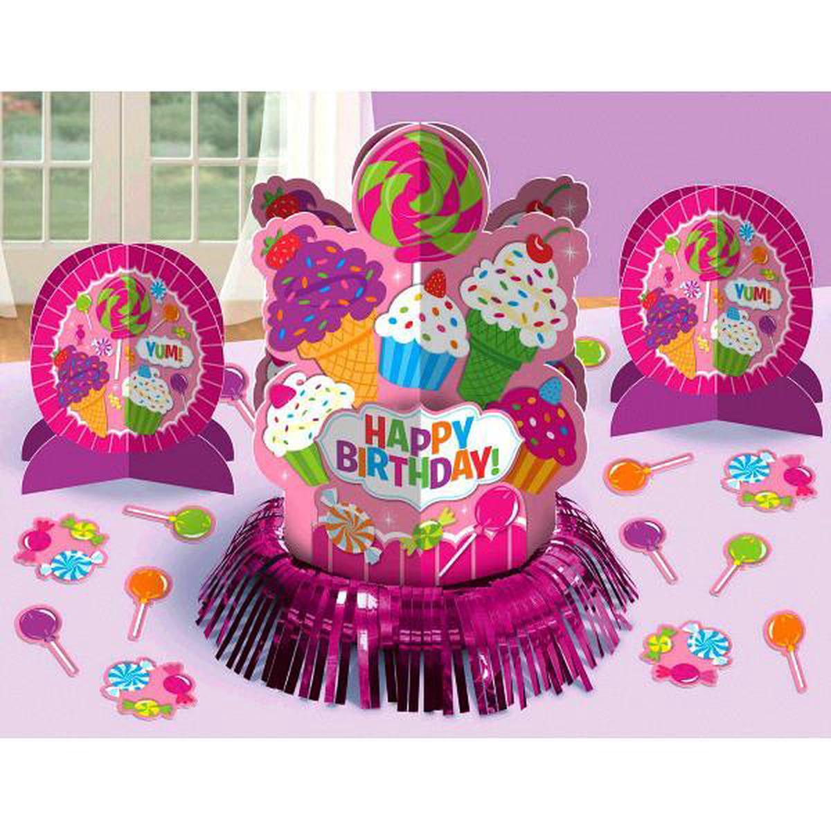 Table Decorating Kit - Happy Birthday Sweet Shop - Amscan