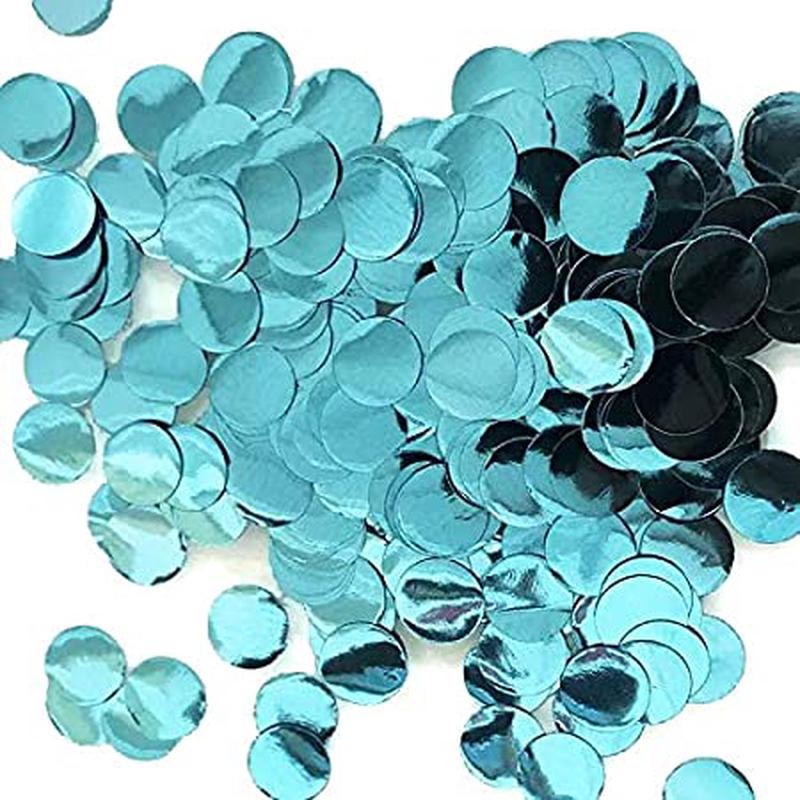 5/8" Foil Confetti - Light Blue (1oz)