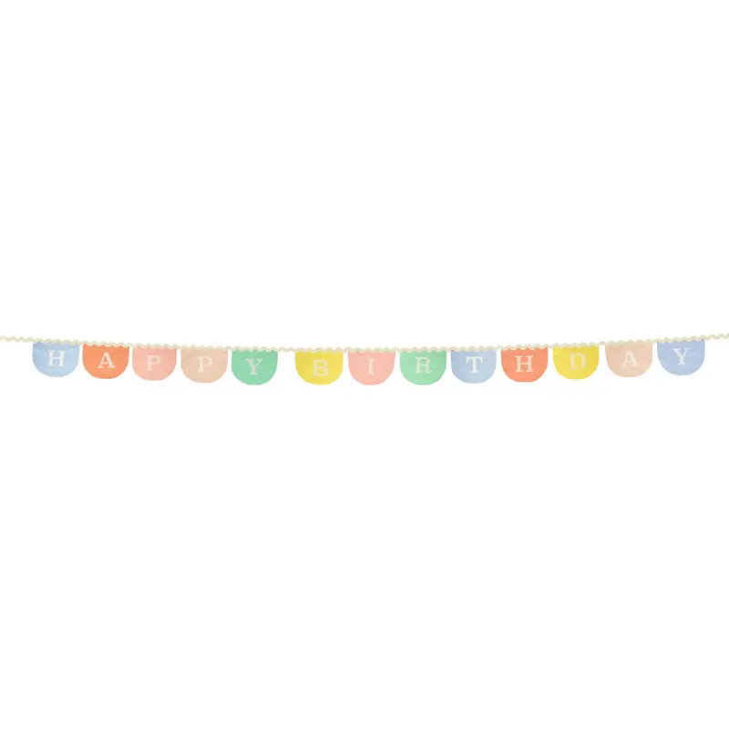 Happy Birthday Fabric Garland