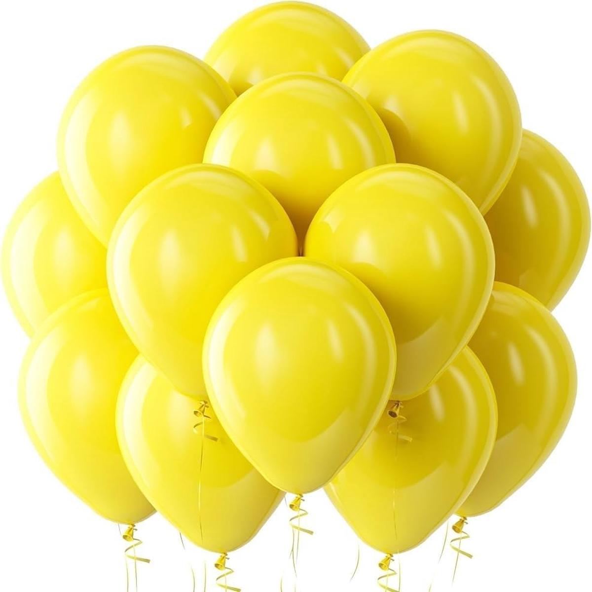 PARTY POINT Balloons 40 Pcs  Bright Yellow Party Pack