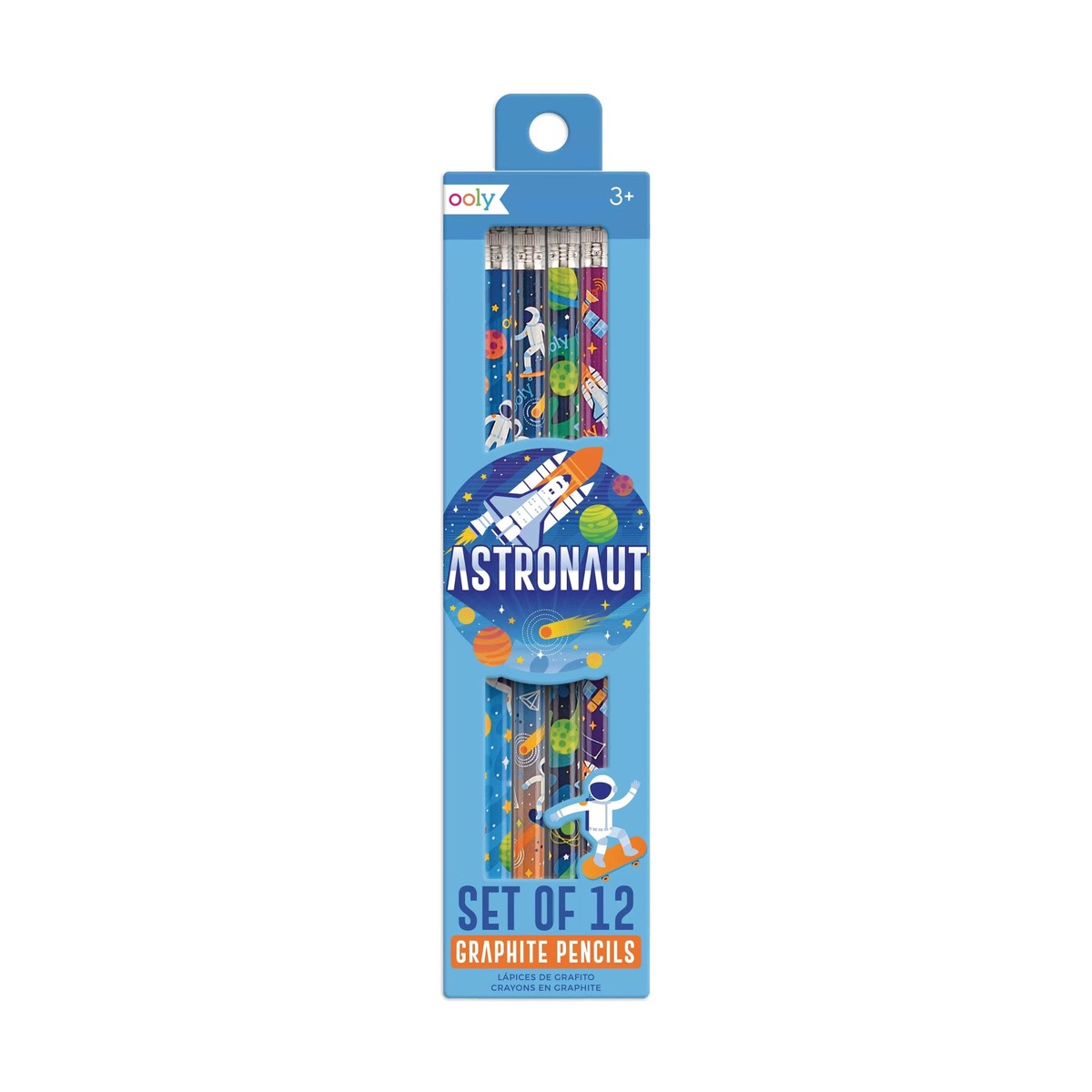Astronaut Graphite Pencils - set of 12