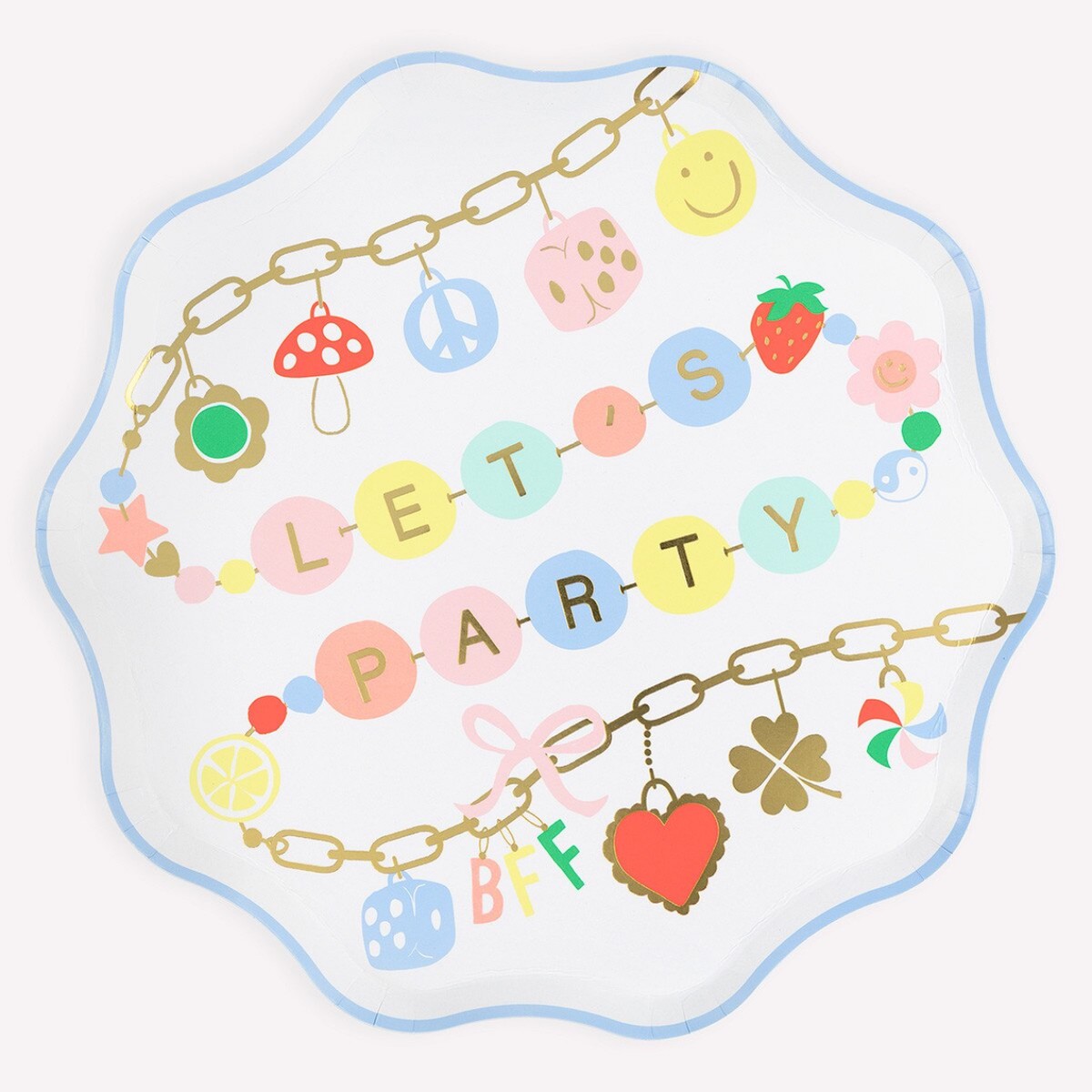 Charm Party Dinner Plates (x8)