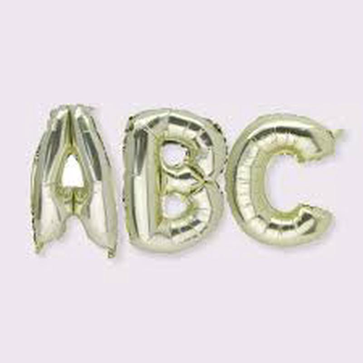 FOIL BALLOON LIGHT GOLD 36CM M