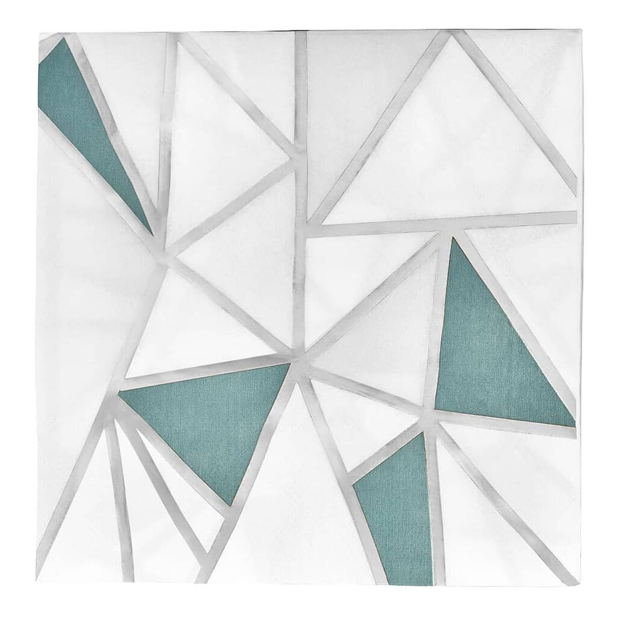 Mosaic Silver Lunch Napkin 13in 3Ply 20ct