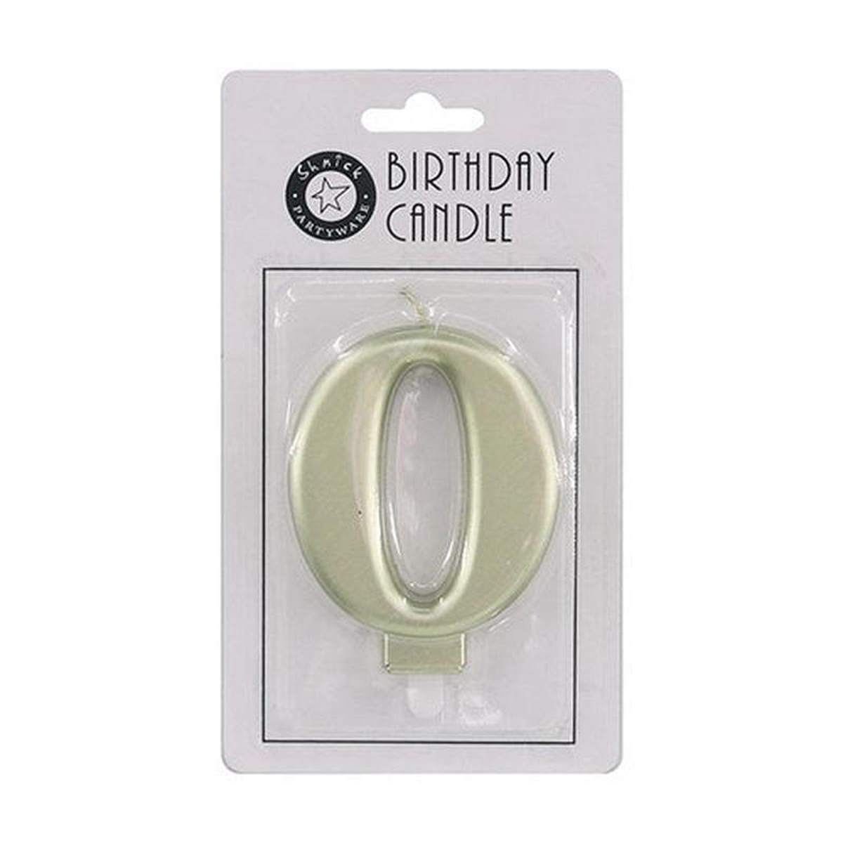 CANDLE NUMBER GOLD 0