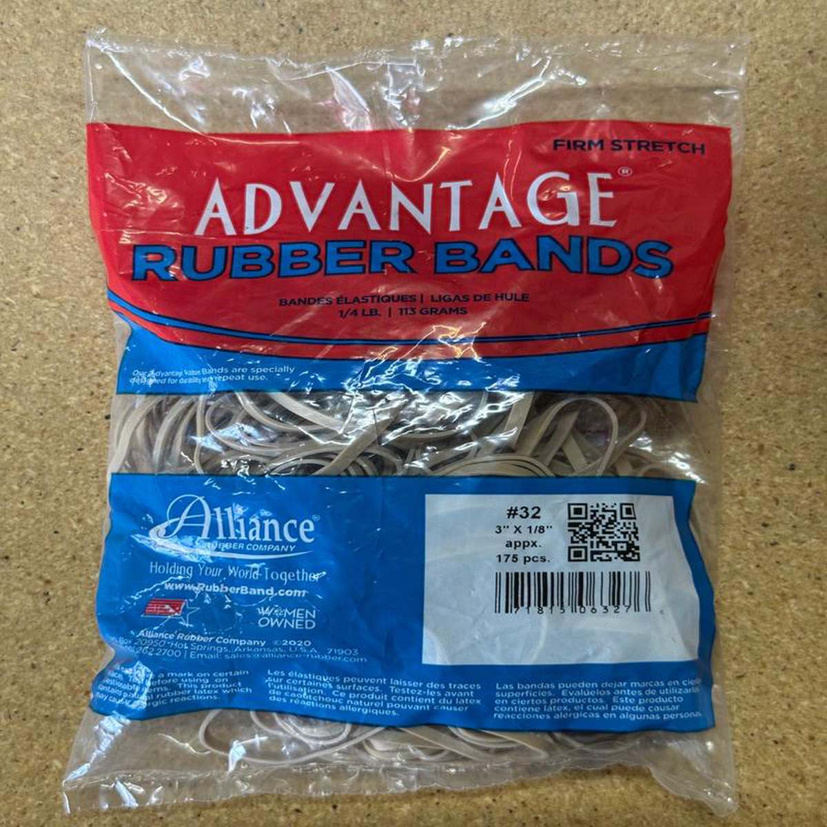32 Rubber Band 3 Inches 175ct