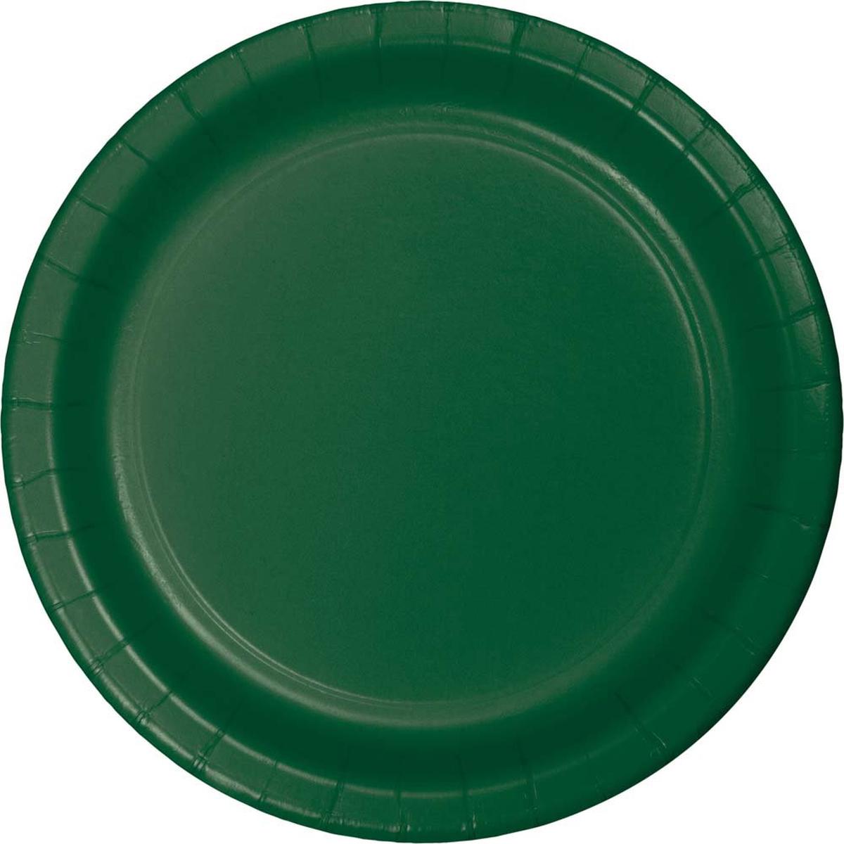 Hunter Green Paper Plates 10" | 24ct