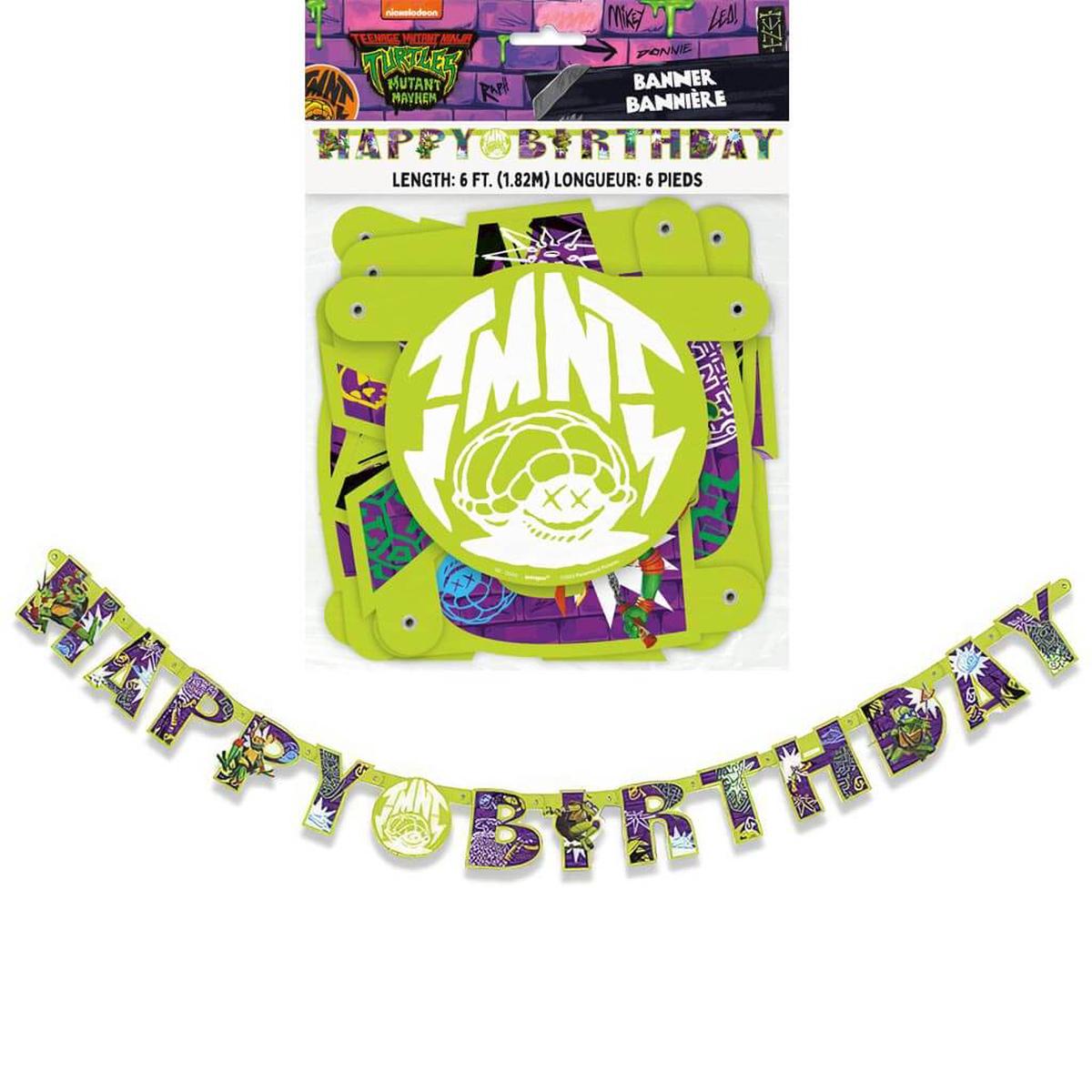 Tmnt Mutant Myhm Jointed Banner 6ft