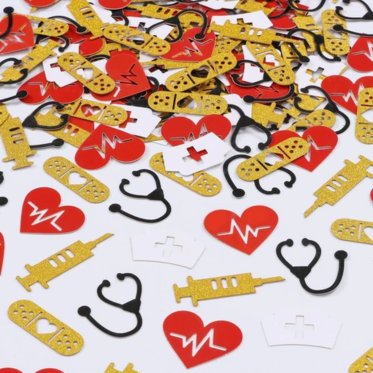 200 Pack Nurse Confetti - Nurse Party Table Decorations for Nursing Medical S...