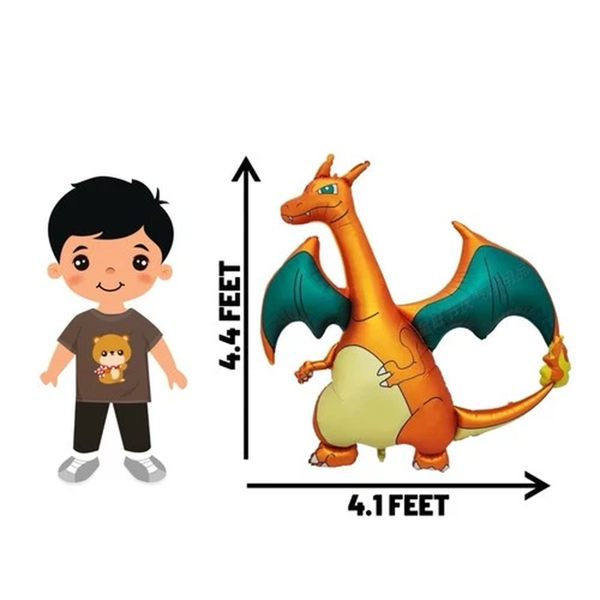 LARGE Charizard Balloon Pokemon Decorations Party Supplies Birthday Decorations