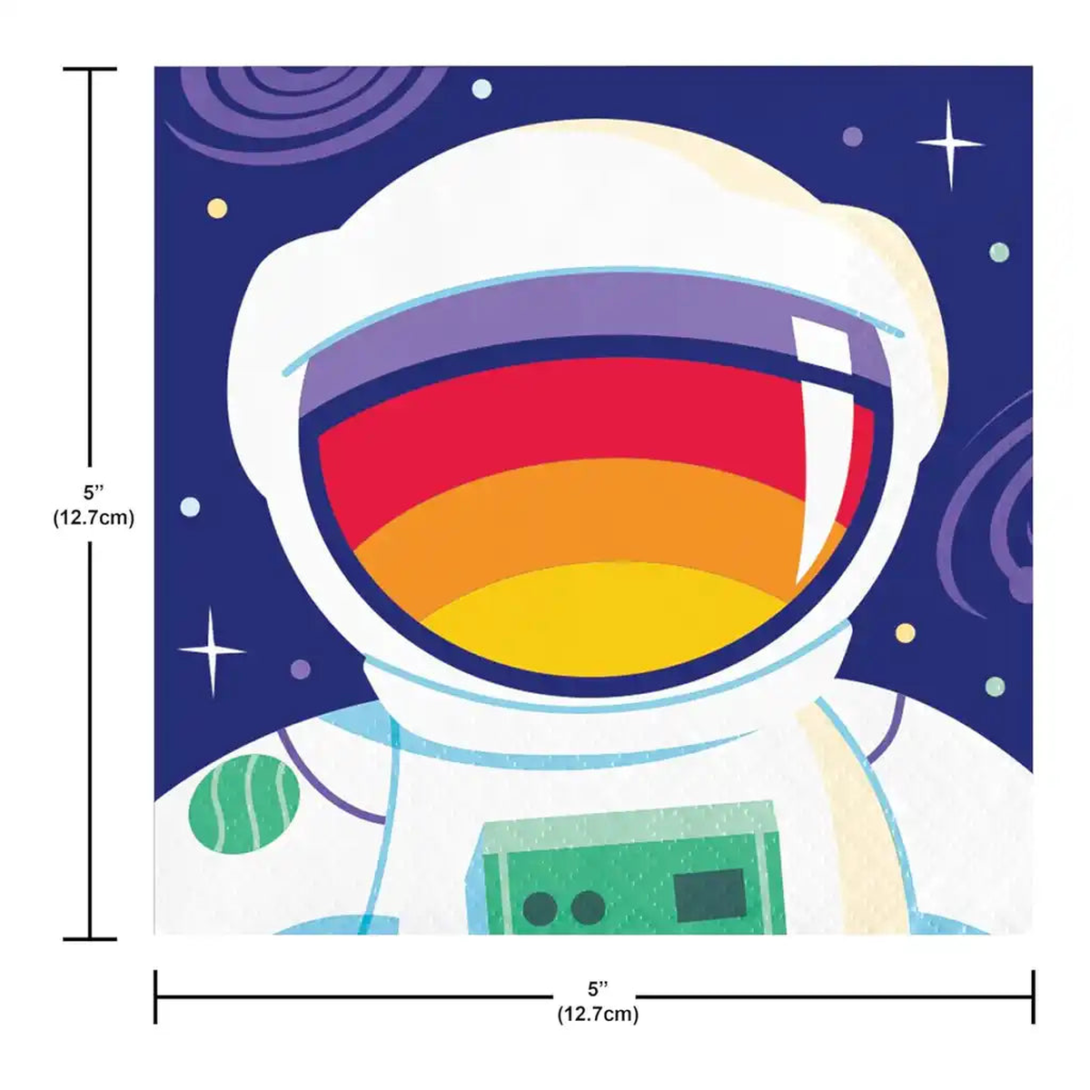 Space Adventures Beverage Napkins 16ct 2Ply