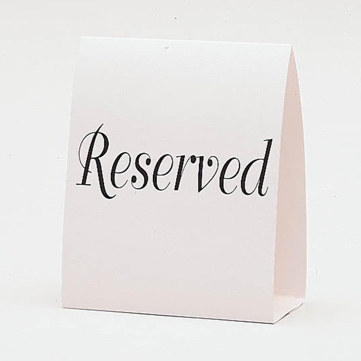 Tablecard "Reserved"