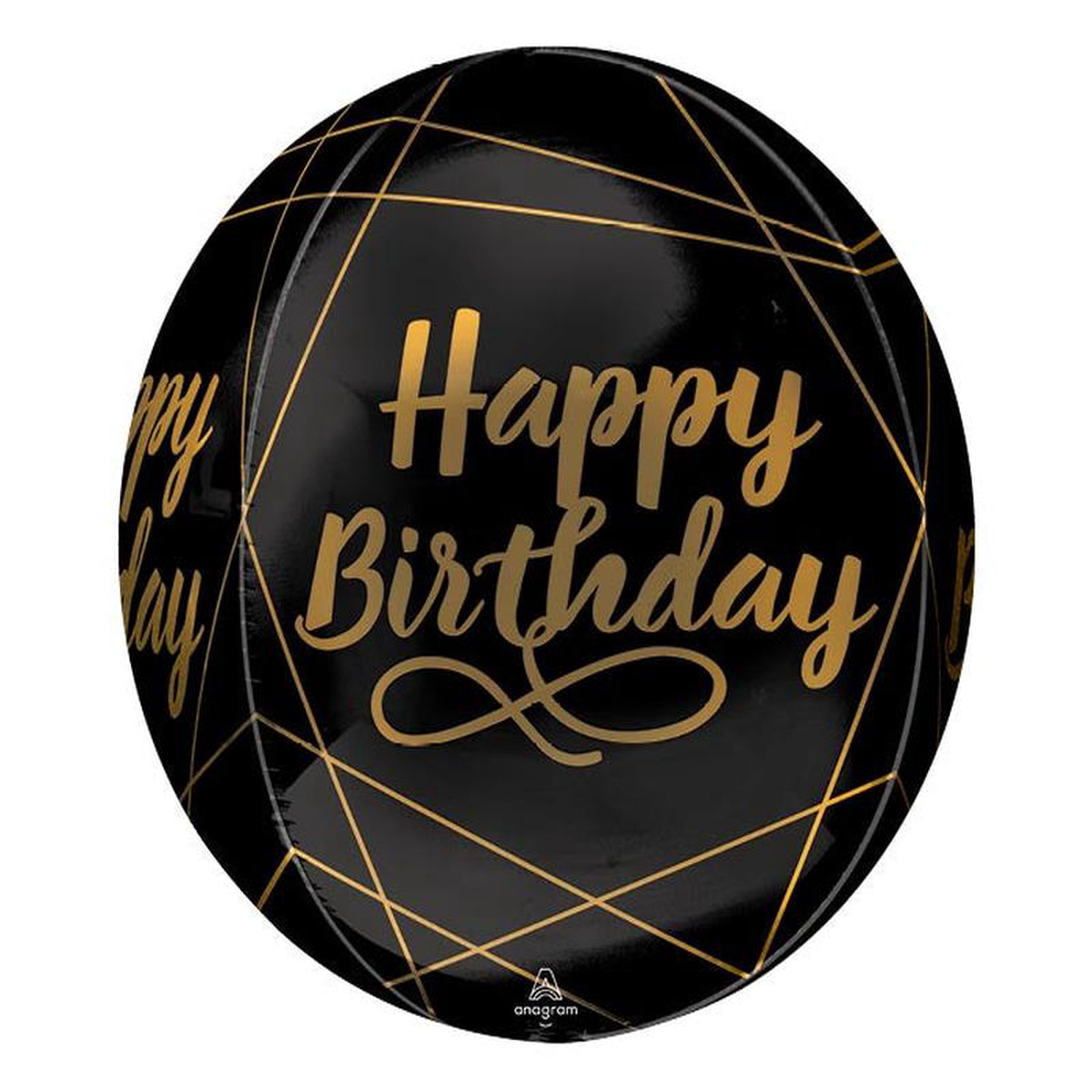 Anagram 16 inch Orbz Elegant Foil Balloon 1ct