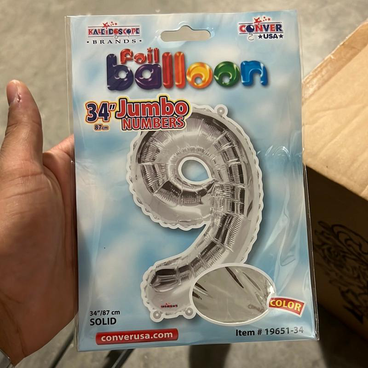 Globo Jumbo 9 SilverShape