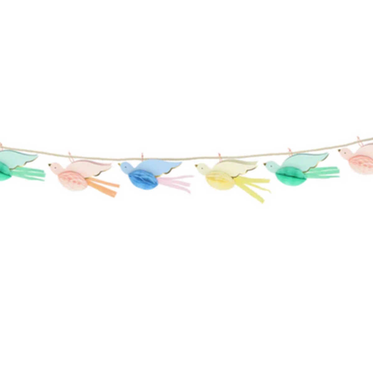 Honeycomb Bird Garland