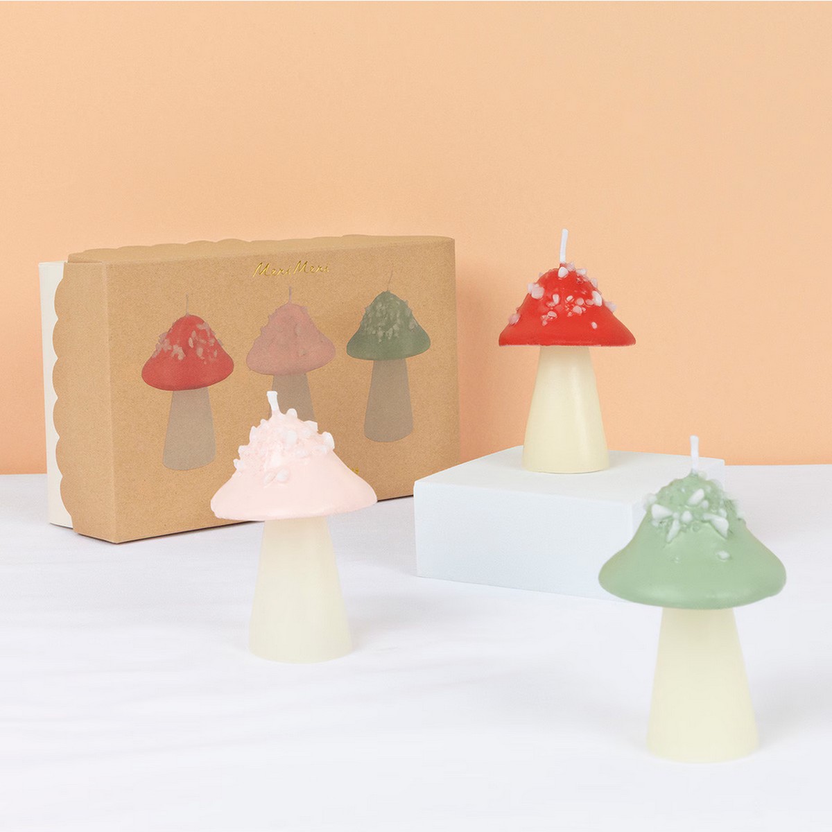 Mushroom Candles (x3)