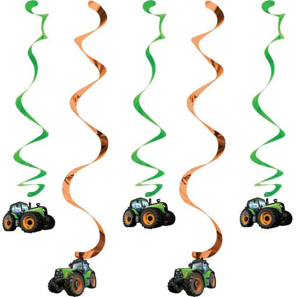 Tractor Time Dizzy Danglers 5CT - Creative Converting